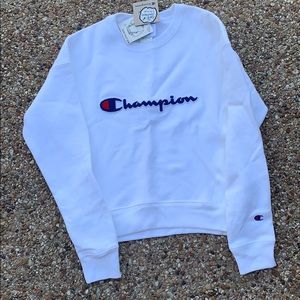Champion reverse weave white jacket